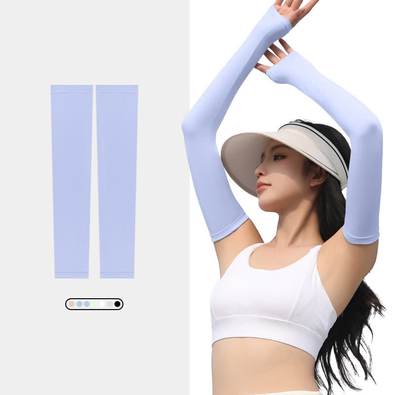 Outdoor Sports Sun Protection Ice Silk Arm Sleeves