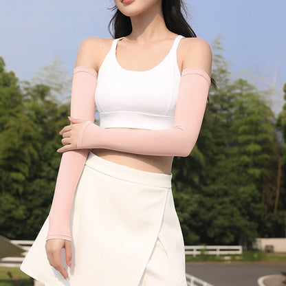 Outdoor Sports Sun Protection Ice Silk Arm Sleeves