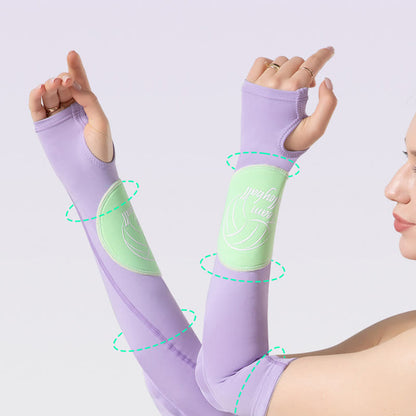 Finger Loop Sports Arm Compression Sleeve - image 5