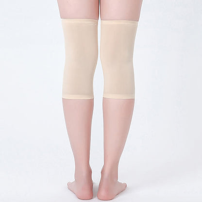 Non-slip Seamless Mulberry Silk Knee Sleeves - image 7