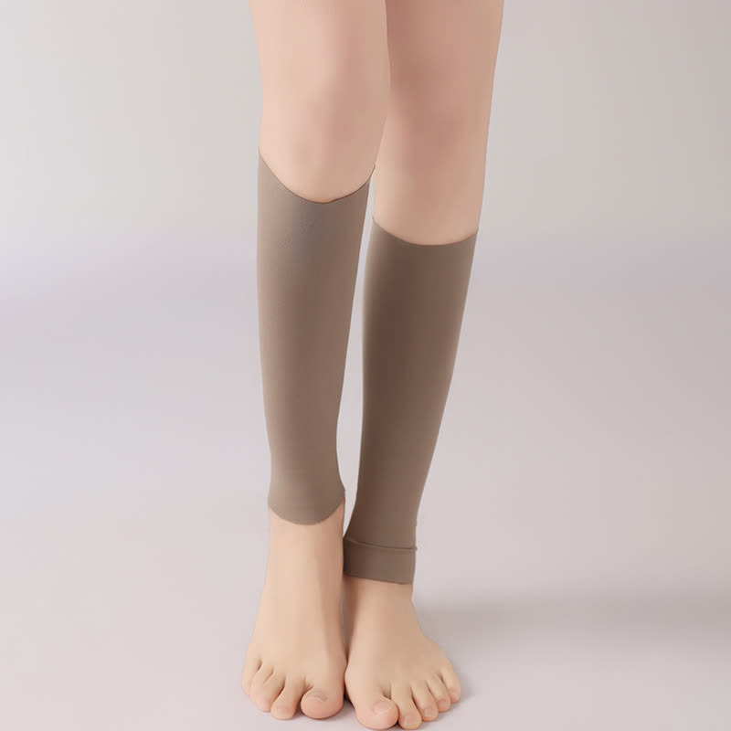 Solid Color Basic Breathable Calf Sleeves - image 3