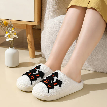 Plus Size Halloween Element Print Slippers - image 9