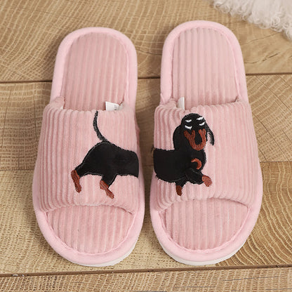 Plus Size Cute Dachshund Slippers - image 6