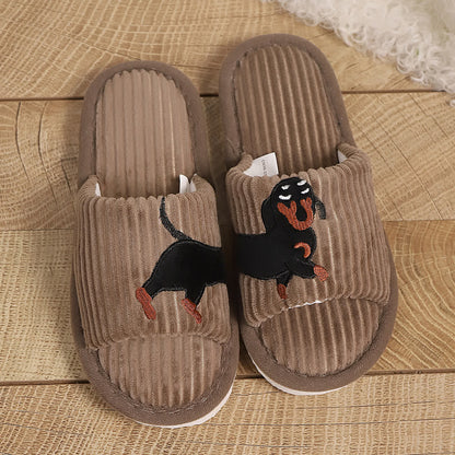 Plus Size Cute Dachshund Slippers - image 13