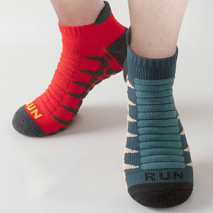 Plus Size Workout Grip Ankle Compression Socks(5 Pairs) - image 1