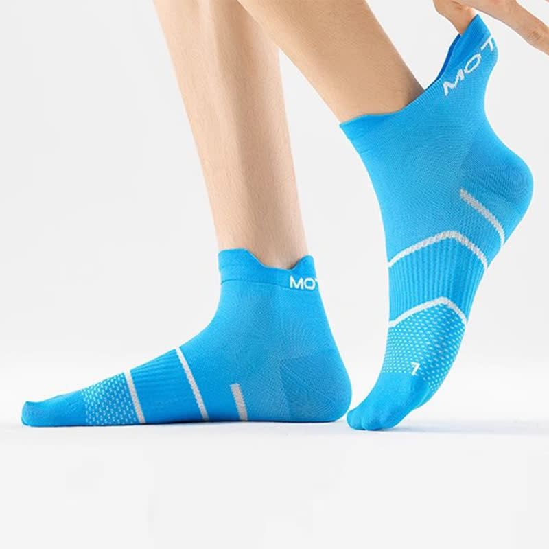 Plus Size Pinstripe Sports Ankle Compression Socks(6 Pairs) - image 7