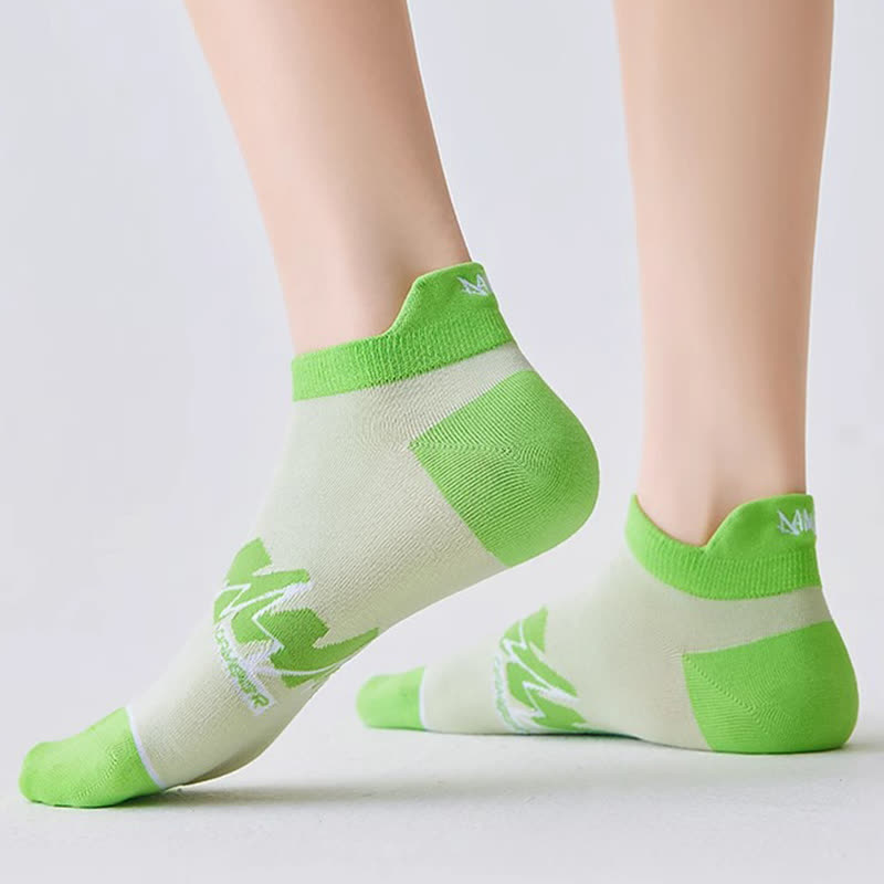 Cotton Geometric Ankle Compression Socks(5 Pairs) - image 12