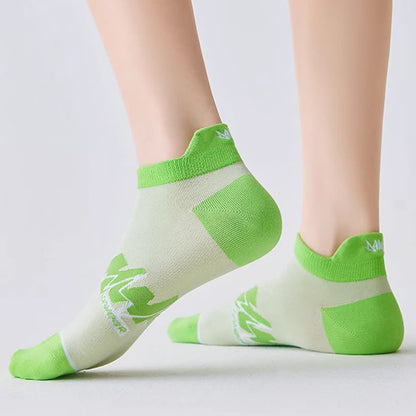 Cotton Geometric Ankle Compression Socks(5 Pairs) - image 13
