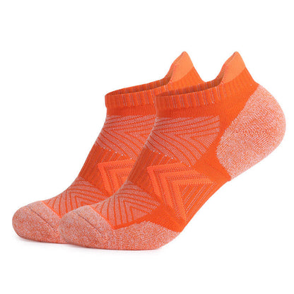 Arrow Colorblock Non-slip Cotton Ankle Compression Socks(6 Pairs) - Orange - EU39-42(US6-8.5) - image 3