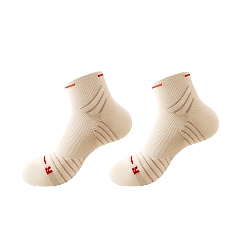 Cushioned Running Ankle Compression Socks(3 Pairs) - Khaki - EU38-45(US5-11) - image 10