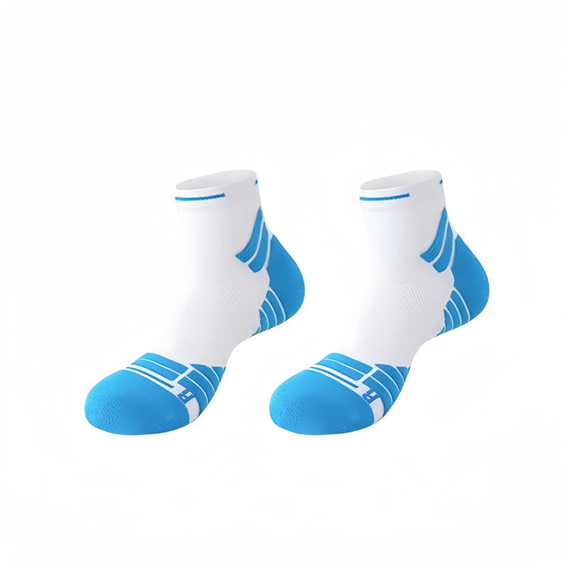 Cushioned Running Ankle Compression Socks(3 Pairs) - Blue - EU38-45(US5-11) - image 11