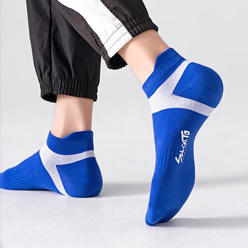 Anti-blister Cotton Athletic Ankle Compression Socks(5 Pairs) - image 9