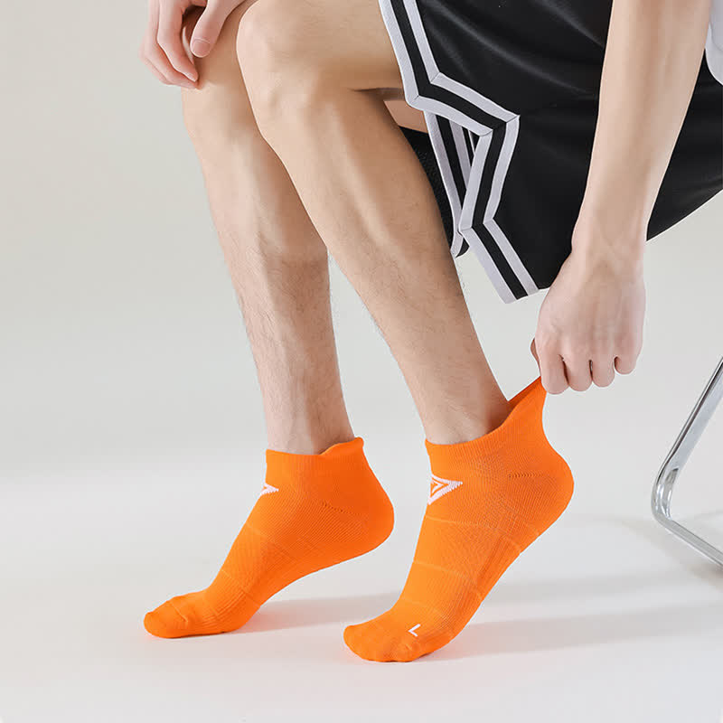 Triangle Print Cotton Ankle Compression Socks(7 Pairs) - image 13