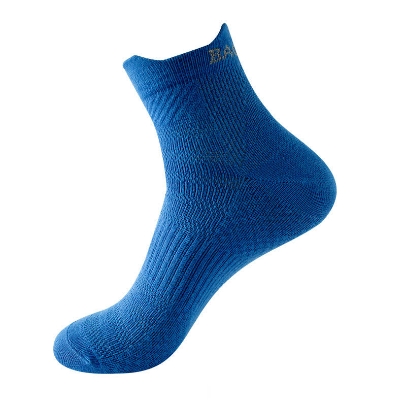 Bright Color Series Cotton Sports Ankle Compression Socks(8 Pairs) - Blue - EU36-43(US3-9) - image 11