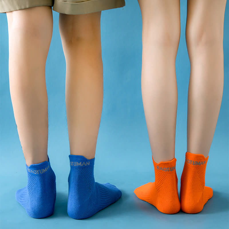 Bright Color Series Cotton Sports Ankle Compression Socks(8 Pairs) - image 5