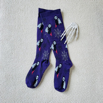 Plus Size Cute Halloween Styles Compression Socks(3 Pairs) - image 5