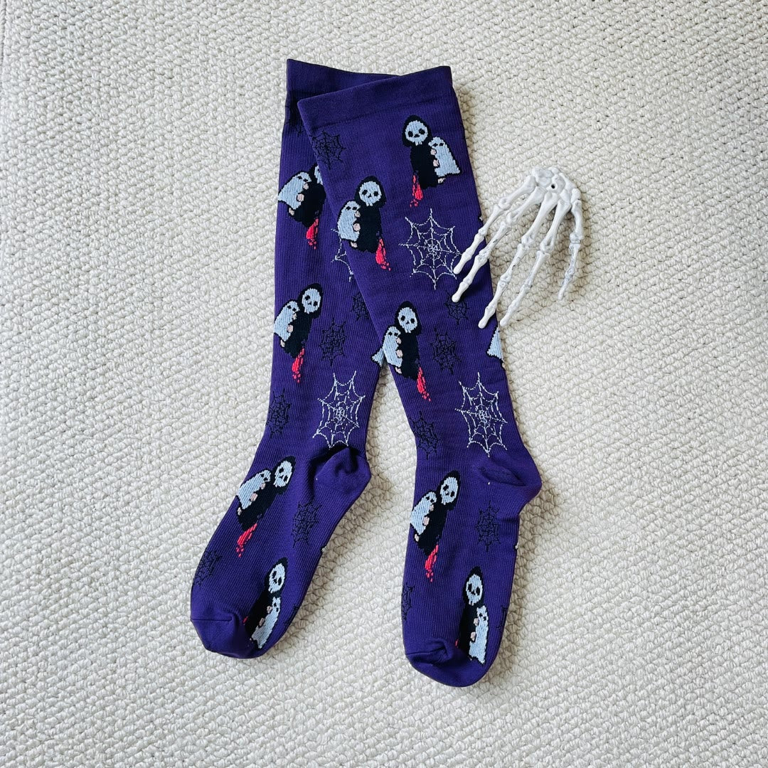 Plus Size Cute Halloween Styles Compression Socks - image 4