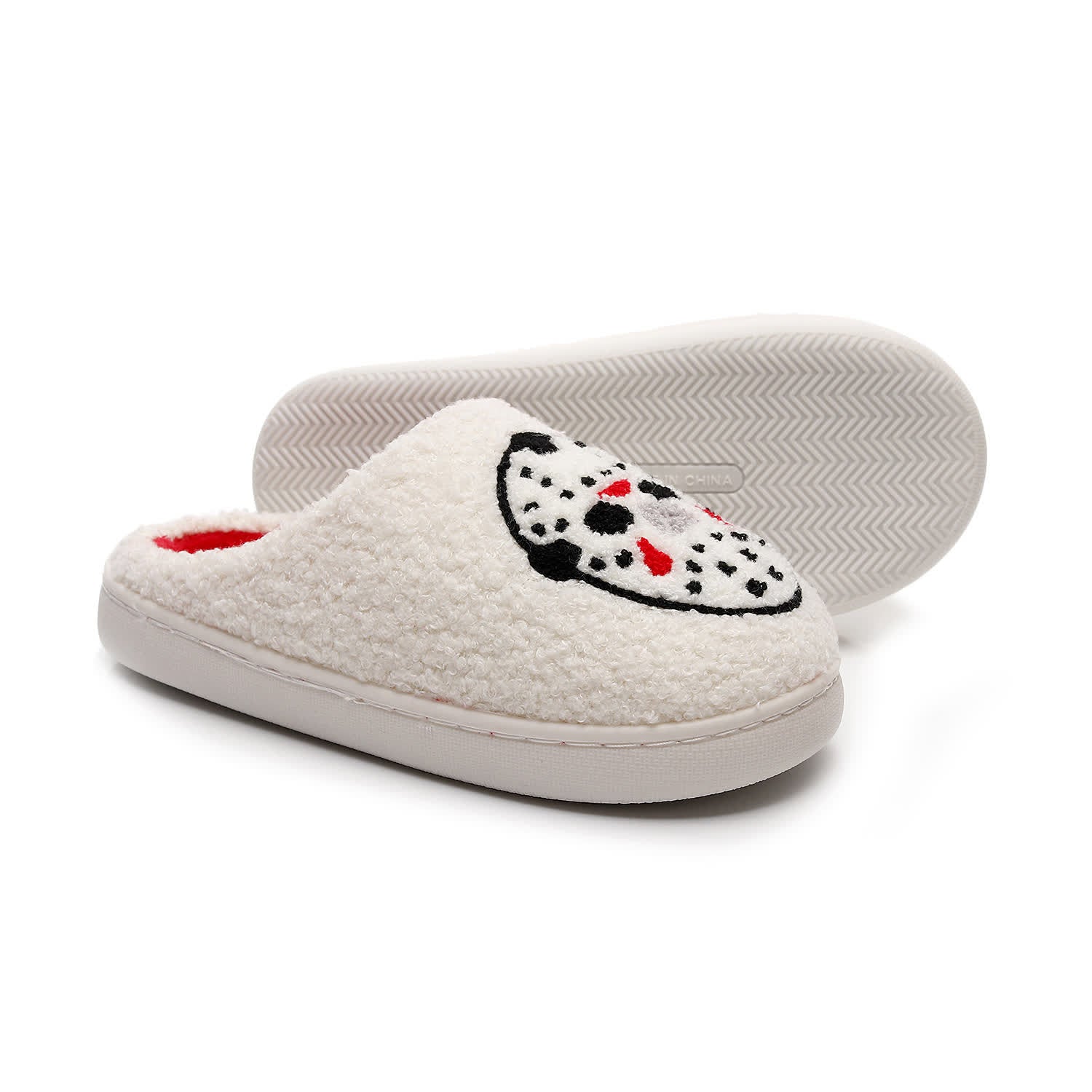 Plus Size Halloween Cartoon Spooky Print Slippers - image 13