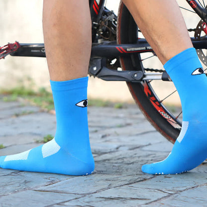 Eye Print Quarter Compression Socks(6 Pairs) - image 8