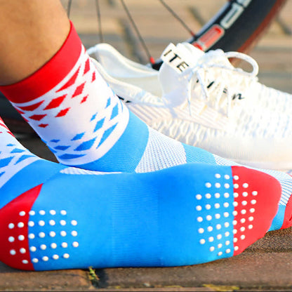Graphics Color Block Quarter Compression Socks(6 Pairs) - image 6
