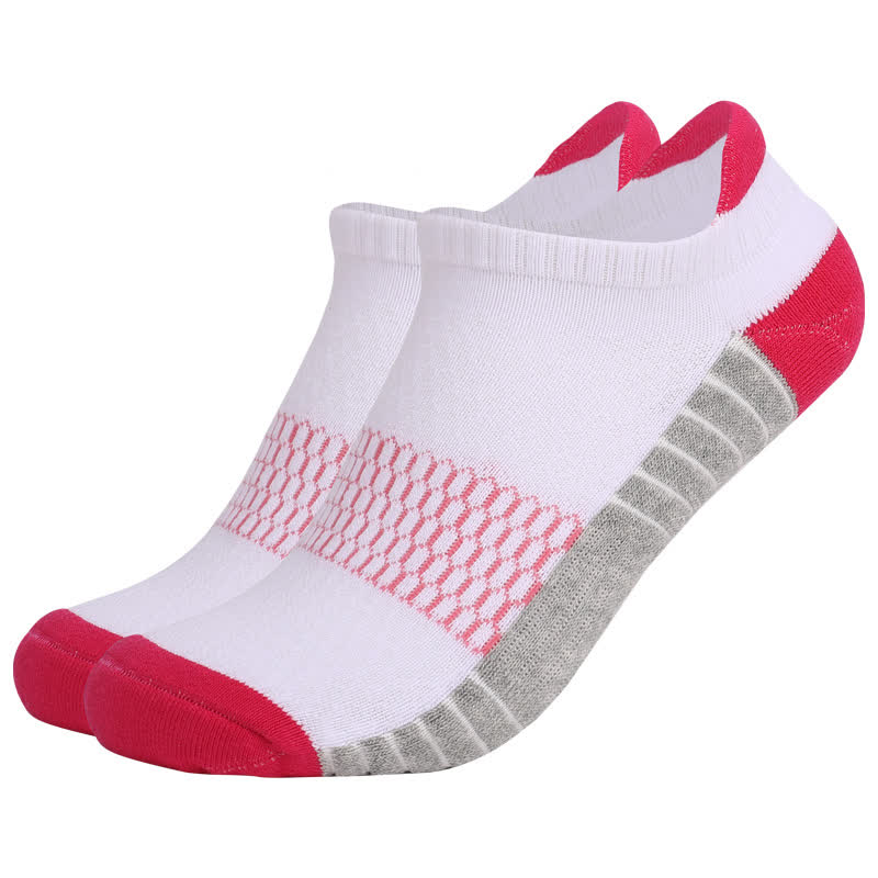 Cotton Comfy Non-slip Ankle Compression Socks(6 Pairs) - Red - EU39-42(US6-8.5) - image 6