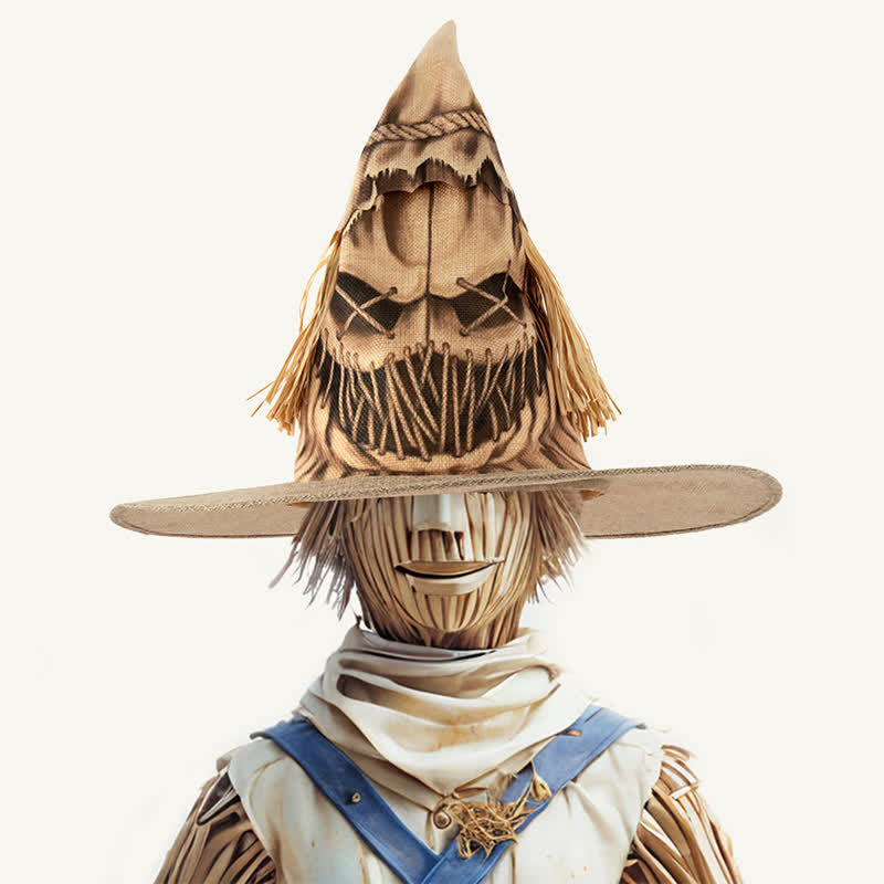 Plus Size Halloween Scarecrow Witch Hat - image 4