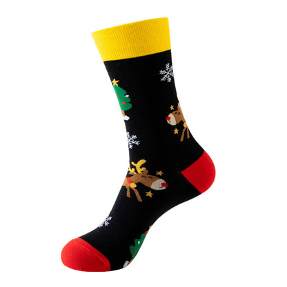 Christmas Pattern Quarter Socks(3 Pairs) - image 14