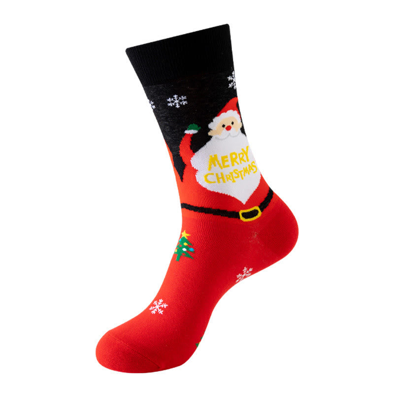 Christmas Pattern Quarter Socks(3 Pairs) - image 7