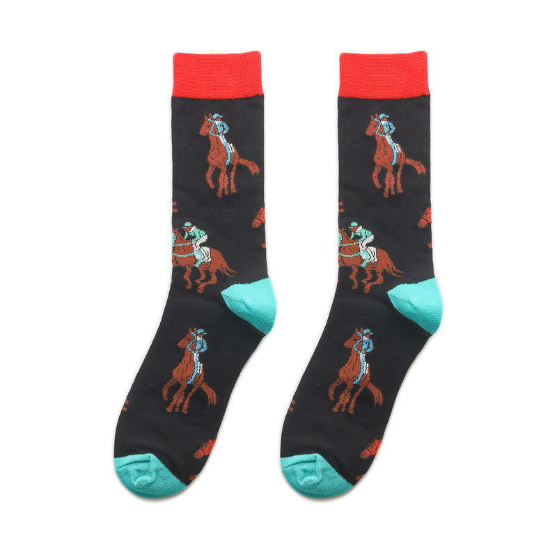 Christmas Creative Quarter Socks(5 Pairs) - image 1