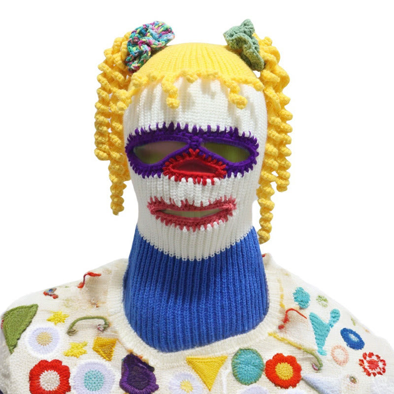 Plus Size Clown Mask Beanie - image 0
