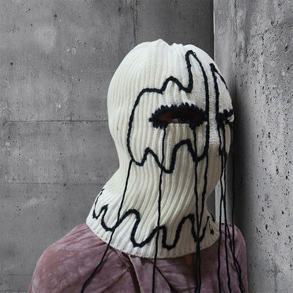 Plus Size Knitted Lines Beanie - image 3