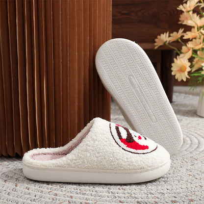 Plus Size Christmas Tree Snowman Slippers - image 2