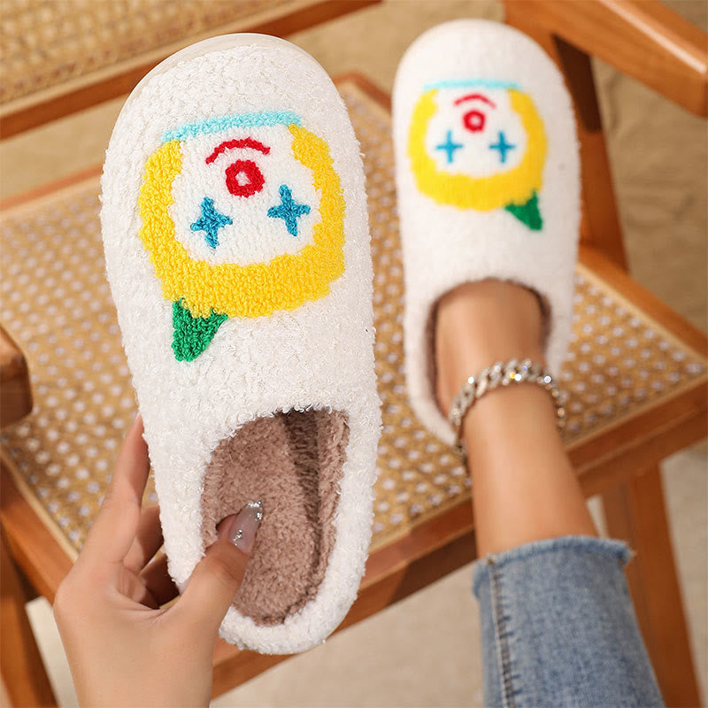 Plus Size Clown Slippers - image 1
