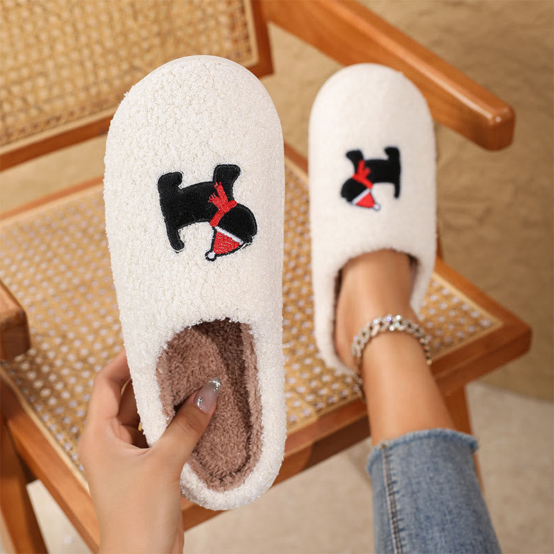Plus Size Christmas Puppy Slippers - image 2