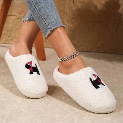 Plus Size Christmas Puppy Slippers - image 0