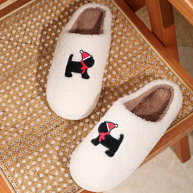 Plus Size Christmas Puppy Slippers - image 3