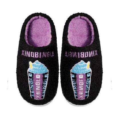 Plus Size Ice Cream Slippers - Black - EU44-45(US10-11) - image 4