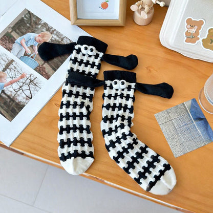 Dopamine Hand In Hand Quarter Socks(5 Pairs) - Black - EU36-42(US3-8.5) - image 6