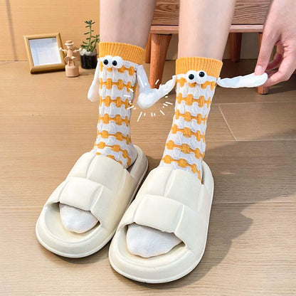 Dopamine Hand In Hand Quarter Socks(5 Pairs) - image 4