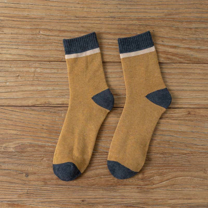 Trendy Classics Quarter Socks(7 Pairs) - Yellow - EU39-43(US6-9) - image 16