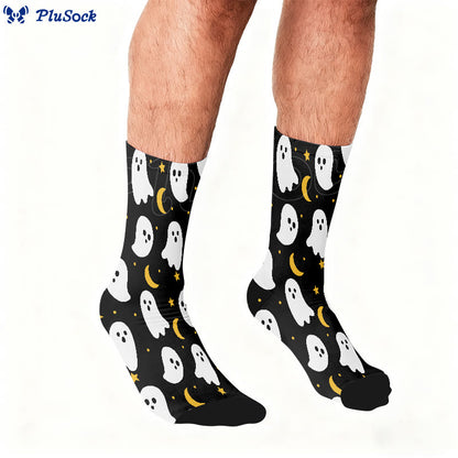 Plus Size Lovely Ghost Quarter Socks - image 2