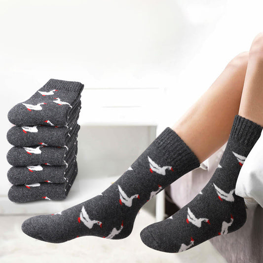 Duck Quarter Socks(5 Pairs) - Dark Grey - EU36-42(US3-8.5) - image 0