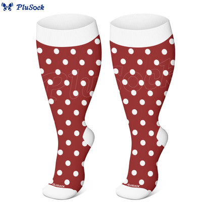 Plus Size Strawberry Rose Compression Socks(3 Pairs) - image 2