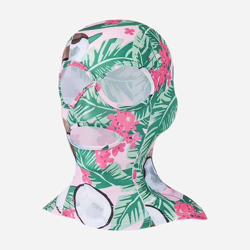 Full Face Wrap Breathable Sun Protection Facekini Mask - A - One Size - image 1
