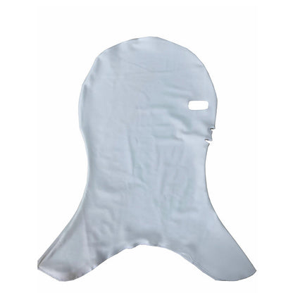 Solid Color Swim Sun Protection Facekini Mask - Grey - One Size - image 5