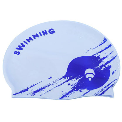 Comfortable Fit Swim Cap - Blue - One Size - image 4