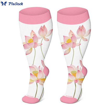 Plus Size Lucky Days Compression Socks(3 Pairs) - image 3