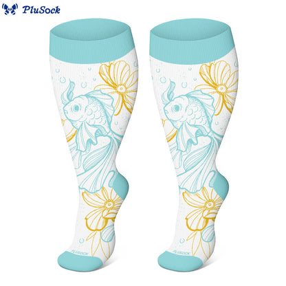 Plus Size Lucky Days Compression Socks(3 Pairs) - image 4