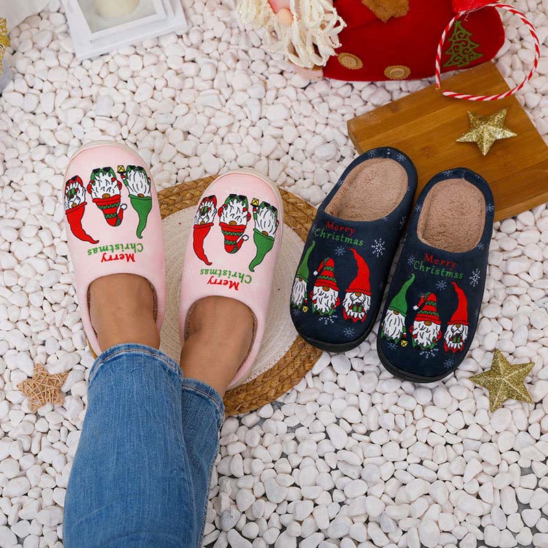 Plus Size Merry Christmas Slippers - image 1