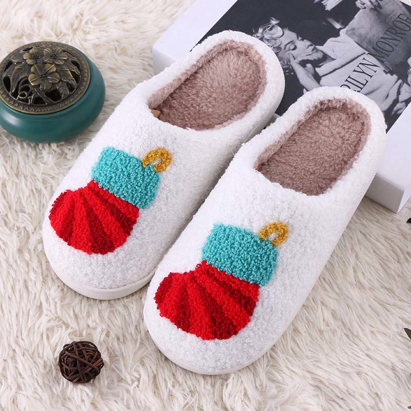Plus Size Gift Socks Pattern Slippers - image 0